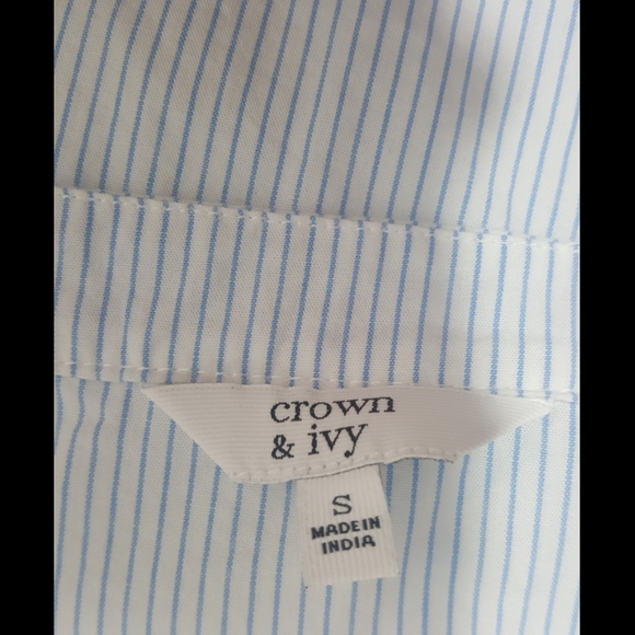 Crown & Ivy blue and white stripe tunic - Picture 7 of 8